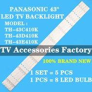 TH-43C410K TH-43D410K TH-43E410K PANASONIC 43" LED TV BACKLIGHT (LAMP TV) PANASONIC 43 INCH LED TV 4