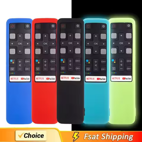 Silicone Case Cover Use For TCL RC802V Smart TV Remote Control 49P30FS 65P8S 55C715 Shockproof prote