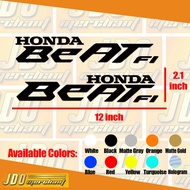 Sticker Honda Beat FI v2 Side Sticker
