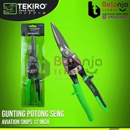 Tekiro Gunting Potong Seng 12" Inch Gunting Holo Baja Ringan Plat Seng