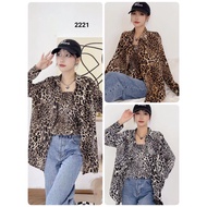 KEMEJA Leopard shirt leopard tank top shirt