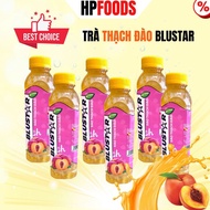 Blustar Peach Jelly Tea 1 Bottle Of 460ml-Coconut Peach-Flavored Soft Drinks