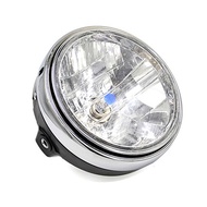 7-inch Motorcycle Front Headlight Accessories Round Light for Honda CB400/900 YAMAHA YBR/E 125, JYM-2-sky Password
