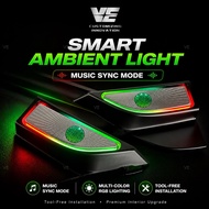 VE car oem series tweeter pillar ambient light plug and play