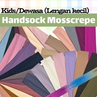 HANDSOCK KIDS MOSCREPE / HANDSOCK BUDAK / HANDSOCK MUSLIMAH / SARUNG TANGAN BUDAK / SARUNG TANGAN KE