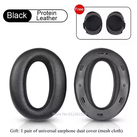 Replacement Leather Earpads for Sony WH-1000XM4 1000XM3 MDR-1000X MDR-1000XM2 1000XM2 Headphone