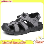 LittleJack - Combi Brown Toddler Boys' Mountain Sandals, Anti-Scuff, Anti-Slip - Hijack Kids' Outdoo