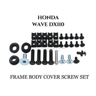 HONDA WAVE DX110 FRAME BODY COVER SCREW SET