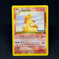 Vintage Pokemon TCG Rapidash 44/64 1999 Jungle Trading Card Game Pokemon Cards