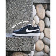 Nike Court Vision Retro Basic Casual Shoes Black White DH2987-001