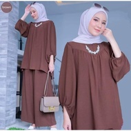 TERLARIS HANA SET // SETELAN WANIATA BEST SELLER // SETELAN WANITA LENGAN PANJANG // SETELAN WANITA 