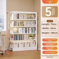Home Library Steel Bookshelf Floor-standing Storage Shelf