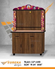 EUREKA 4ft Indian Altar Praying Table Cabinet / Meja Sembahyang (Deliver &amp; Installation Klang Valley)