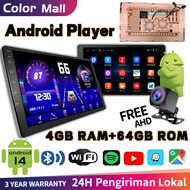 ✨LOWEST PRICE✨[ 4GB RAM+64G IPS ] car android Player 7 9 10 inch Double Din Car Radio Multimedia Vid