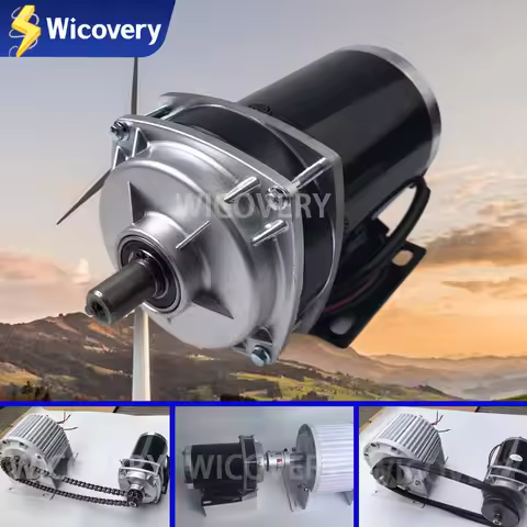 500W 800W 1000W 12V 36V 48V DC Motor Micro Brushed Motor Brushed Permanent Magnet 500RPM Gear Electr