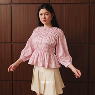 BWBYAZ - Pamela Shirred Blouse Pattern