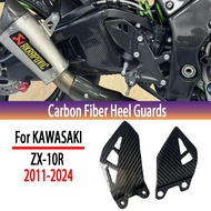 ZX10R Carbon Fiber Heel Guards Rearset For KAWASAKI ZX-10R 2011-2024 ZX 10R 2023 Motorcycle Accessor