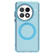Jingsanc Phone Case For OnePlus 13 Wireless Charging Phone Casing edge Shockproof Candy Color Colorf