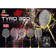 Apacs【Original】Tyro 300 (1pcs) Fixed with String + Half cover (Kid) Badminton Racket