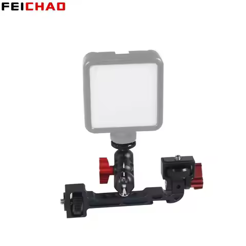 360 Adjustable Stabilizer Bracket Monitor Stand Bracket Cold Shoe Phone Clip for DJI Ronin S SC Zhiy
