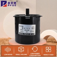 80KTYZ AC Motor 220V 5rpm -50rpm Motor Micro Slow Speed Machine 60W Permanent Magnet Synchronous Mot