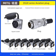 WS20 Connector Pin Square Seat Aviation Plug