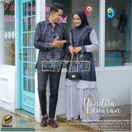 PREMIUM BATIK COUPLE!!! Couple Gamis Batik Kombinasi Wanita Terbaru