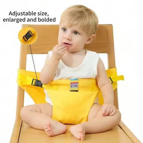 1Pc Baby Dining Chair Safety Belt Universal Portable Baby Eating and Dining Out Fixed Protective Bel