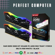 Ram DDR5 32GB Kit 2x16GB PC 6000mhz Team T-Force Delta RGB