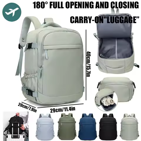 Boarding Travel Backpack for Men Women, Compatible with Ryanair, Easyjet and Wiz Air Luggage Backpac