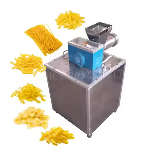 Automatic Industrial Spaghetti Manufacture Process Production Line Macaroni Pasta Maker Make Machine