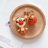 Disney ตุ๊กตาพวงกุญแจการ์ตูน Disney  Figurine Key Winnie The Pooh Bear Stitch Mickey Mouse Tigger Do