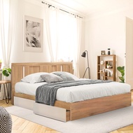 Looms เตียง 5 ฟุต รุ่น Sacha สีขาว (168x216x98 ซม.)