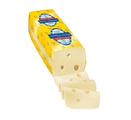 Swiss cheese Emmental style - Emmentaler Art Swiss cheese Block 1 Kg