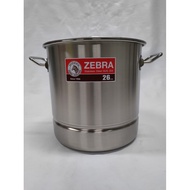 Zebra Stockpot Steamer 26cm 171400 Stainless Steamer Pot