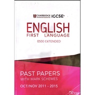 Cambridge IGCSE English First Language 0500 Extended Past Papers Oct /Nov 2011-2015