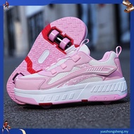 Hot sale！！！ 30-40 LED Double Roller Skate Shoes Women Men Automatic Luminous Sneakers roller shoes k