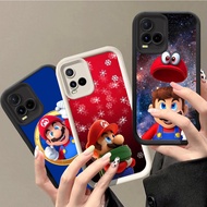 HK-7 Cool Mario Luxury shockproof Casing for VIVO Y21 Y21t Y21e Y21s Y33s Y300 T4 IQOO Z10 13 Pro Pl