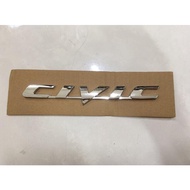 Chrome Civic Emblem For Civic Fd Luggage