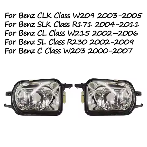 For Benz C-Class W203 CL-Class W215 CLK-Class W209 SL-Class R230 SLK-Class R171 Fog Lamp Front Bumpe