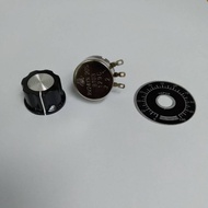 (แพ็ค1ชุด)RV24YN20S B103+แนมเพจ+ลูกบิดA03 ขาย1ชุด120บาท วอลลุ่มไววาวส์ Rปรับค่าแบบหมุน B10K 3ขา พร้อ