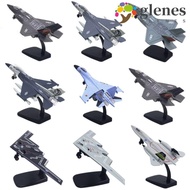 GLENES Fighter Aircraft Toy, Pullback & Go F16 F22 F35 Aviao Plane Model, Cake Topper Diecast Simula