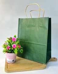 50pcs Paper Bag / Beg Goodies Kahwin / Plain Paper Bag / Kraft Paper Bag Birthday Paper Bag / Shoppi