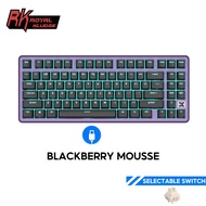 RK Royal Kludge RK X87 88 Tombol 80% Dengan Gasket Keyboard Mekanik Berkabel