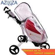 1Pcs PVC Clear Rain Cover for Golf Bag,Golf Bag Rain Protection Cover for Golf Push Carts,Heavy Duty Club Bags Raincoat