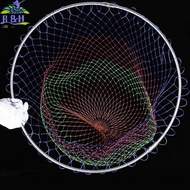 【B&H Dec】 1 Pcs Nylon Fishing Net Rhombus Mesh Hole Net Collapsible Fishing Tools 3 Sizes  {vn}