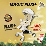【Magic Plus】Child & Folks 360 Baby Light Weight Cabin Travel Lightweight Trolley Wheels stroller bab