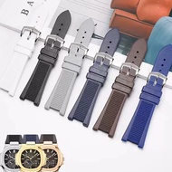 High Quality Silicone Rubber Watchband For Patek Philippe Nautilus Series 5711 5712 5980 Waterproof 