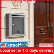 Letter Mailbox Post Box Waterproof Outdoor Security Locking Aluminium Alloy Suggestion Box