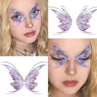 A New Product Glitter Butterfly Tattoo Sticker Angel Wings Eye Sticker Influencer Stage Sequin Glitt